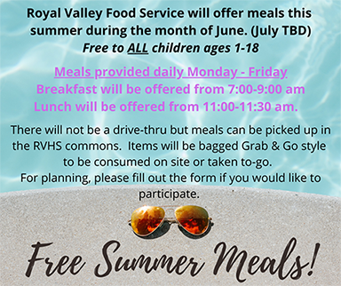 Summer Meals info